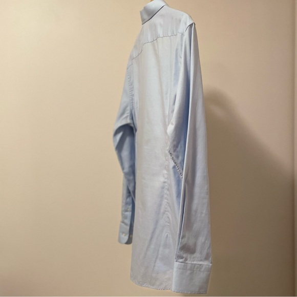 Etro Button Down Shirt, Long-Sleeve in Blue - Picture 6 of 9